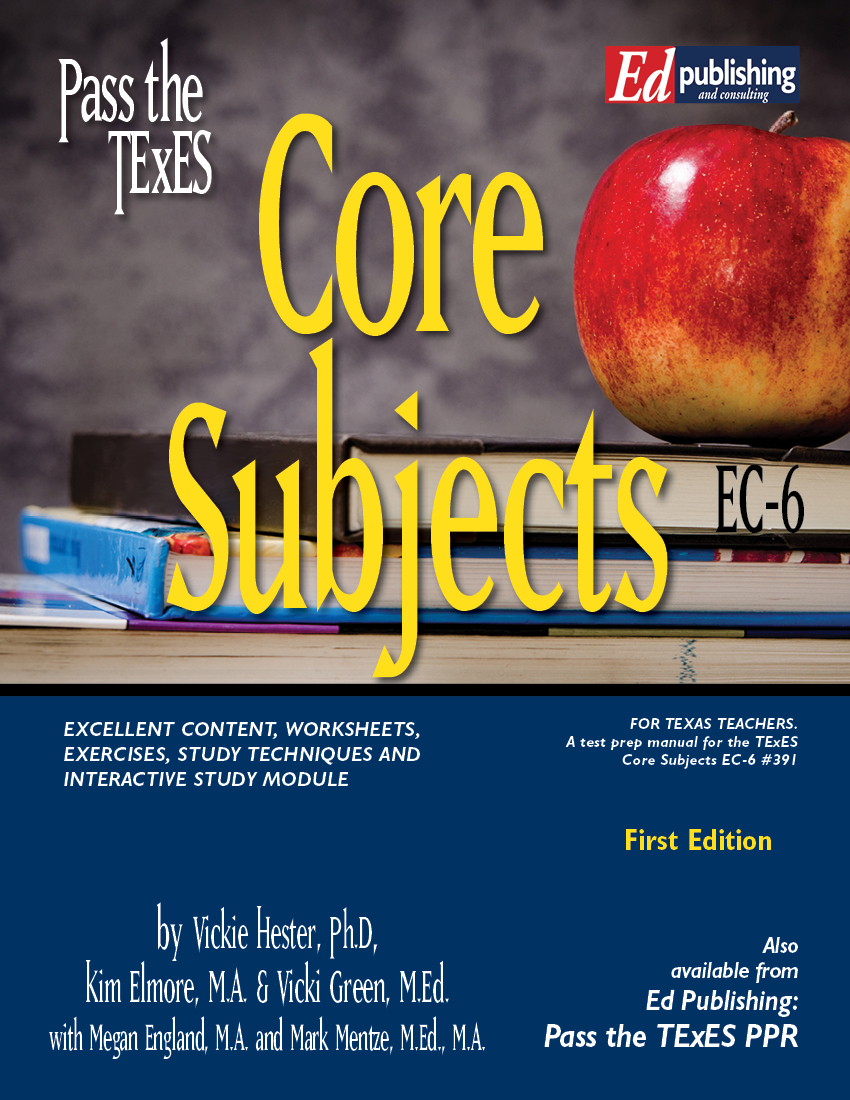 Core Sub EC-6 1st Ed Book for #391 [HARD COPY]